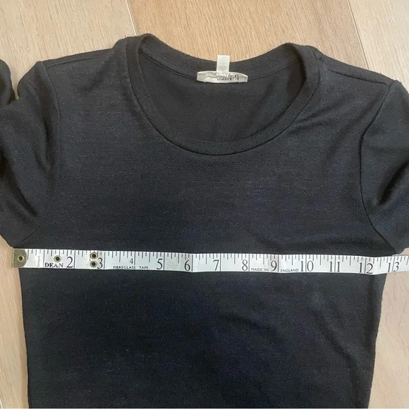 ARITZIA WILFRED FREE Elegant Black Long Sleeve Maxi Dress - Picture 6 of 8